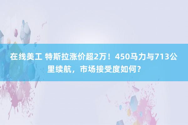 在线美工 特斯拉涨价超2万！450马力与713公里续航，市场接受度如何？